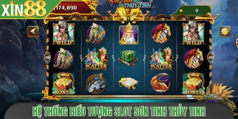 Hệ thống biểu tượng slot Sơn Tinh Thủy Tinh